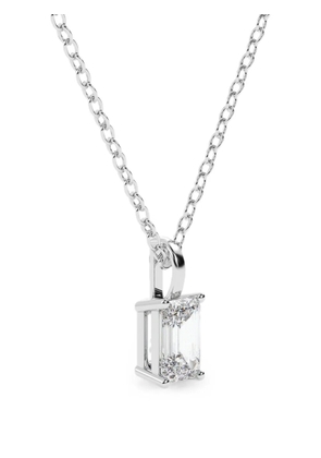 Diamond Essentials emerald-cut diamond necklace - Silver