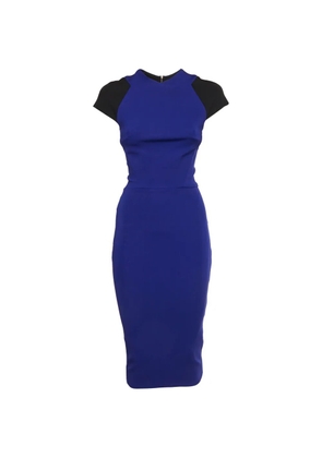 Victoria Beckham jersey sheath midi dress - Blue