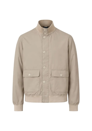 Tombolini button-up bomber jacket - Neutrals