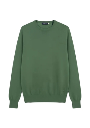 Tombolini crew-neck long-sleeve sweater - Green