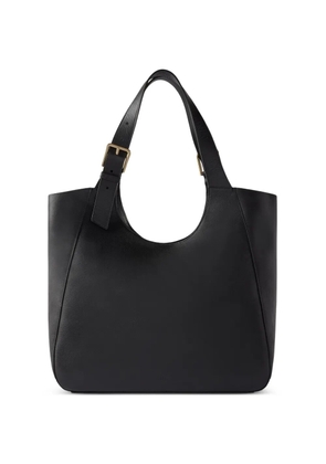 Furla buckle-detail leather tote bag - Black