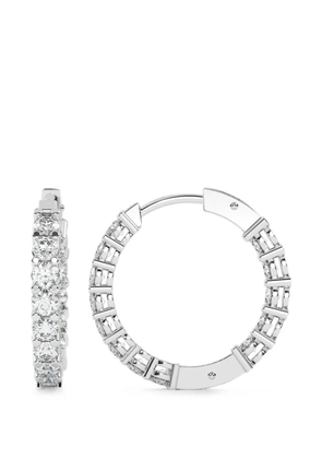 Diamond Essentials diamond hoop earrings - Silver