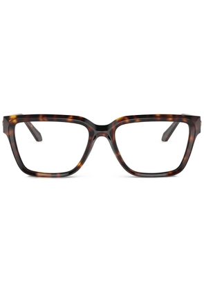 Versace Eyewear Medusa Plaque glasses - Brown