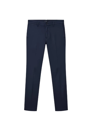 Tombolini pressed-crease chinos - Blue