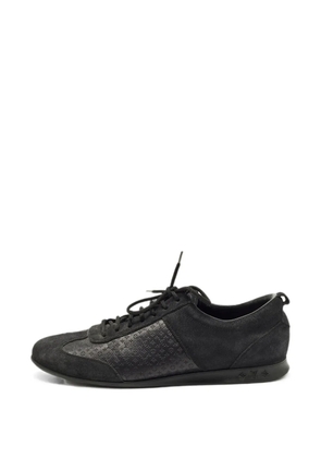 Louis Vuitton Pre-Owned Monogram satin sneakers - Black