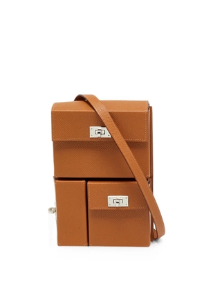 Hermès Pre-Owned 2024 Kelly Multipocket To Go leather pouch - Brown