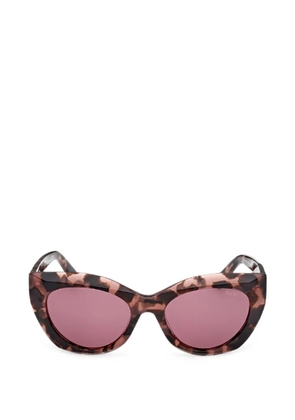 PUCCI tortoiseshell-effect cat-eye sunglasses - Brown