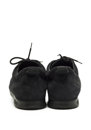 Louis Vuitton Pre-Owned Monogram satin sneakers - Black