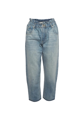 Maje elasticated faded jeans - Blue