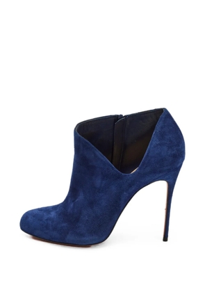 Christian Louboutin Pre-Owned Lisse cut-out ankle boots - Blue