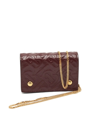 Burberry Pre-Owned Jessie TB monogram cross body card case - Red