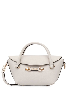 GUESS USA logo-plaque tote bag - Neutrals