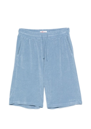 MC2 Saint Barth Randle Sponge terry-cloth drawstring shorts - Blue
