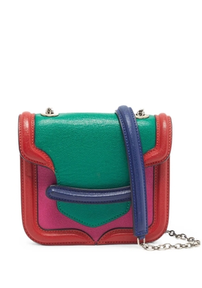 Alexander McQueen Pre-Owned Heroine panelled crossbody mini bag - Green
