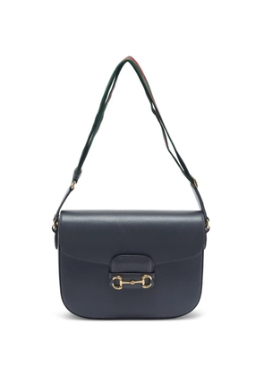 Gucci Pre-Owned Horsebit 1955 leather shoulder bag - Grey