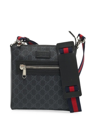 Gucci Pre-Owned small GG Supreme messenger bag - Black