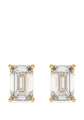 Diamond Essentials emerald-cut diamond earrings - Gold