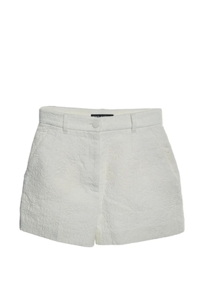 Dolce & Gabbana Pre-Owned floral-jacquard shorts - White