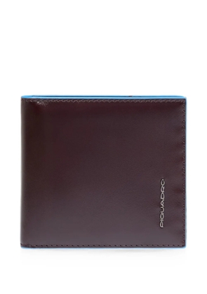 PIQUADRO leather money clip wallet - Brown