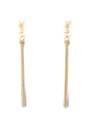 Saint Laurent Pre-Owned 2010s Cassandre tassel earrings - Gold