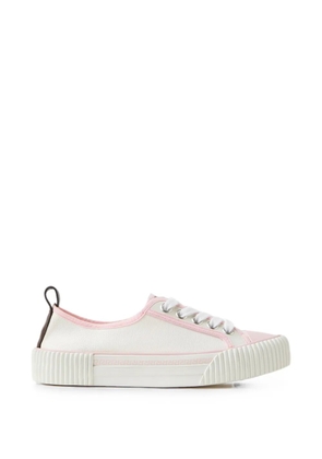 Versace Goliath canvas sneakers - White