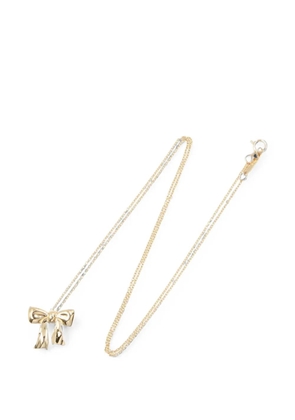Tiffany & Co. Pre-Owned 2010s Blue Box Bow pendant necklace - Gold
