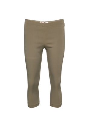 Marni Pre-Owned cropped leggings - Neutrals