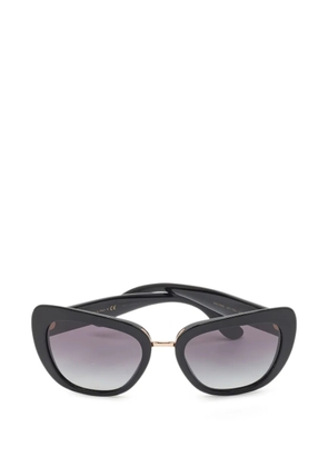Dolce & Gabbana Pre-Owned oversized-frame sunglasses - Black