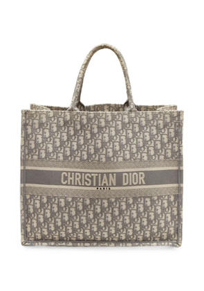 Christian Dior Pre-Owned large Book Oblique tote bag - Grey
