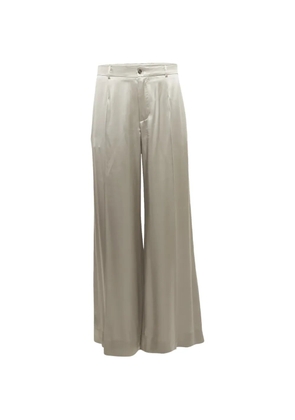 Dolce & Gabbana Pre-Owned wide-leg silk trousers - Grey