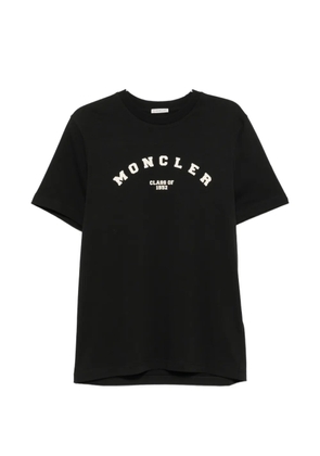 Moncler logo-print short-sleeves T-shirt - Black