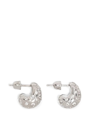 Maria Black Tryvann Popcorn ovate-shape earrings - Silver