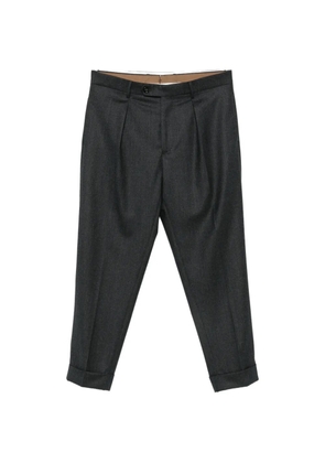 Berwich Chiaia belt-loops trousers - Grey