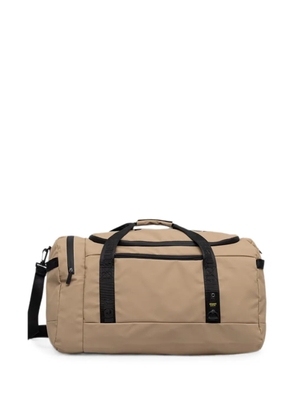 Blauer logo-tape duffle bag - Neutrals