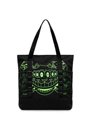 PUMA x Ripndip graphic-print mesh-pocket tote bag - Black