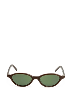 akila Alien oval-frame sunglasses - Brown