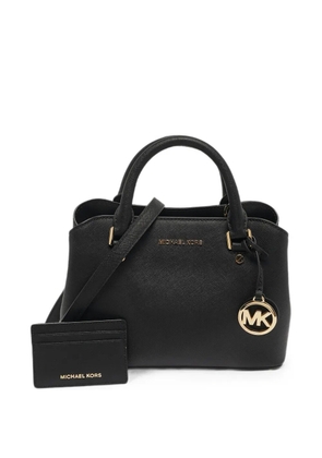 Michael Kors Vintage Savannah leather satchel bag - Black