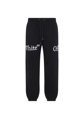 Off-White logo-print track pants - Black