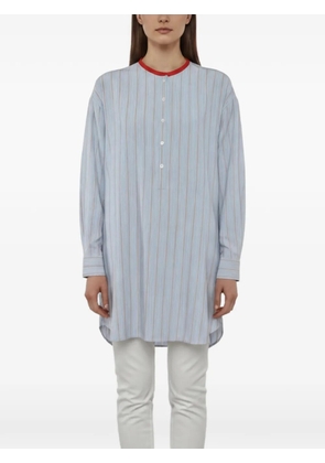 Loro Piana Pre-Owned striped long-sleeve blouse - Blue