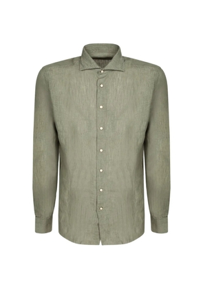 Dell'oglio long-sleeve button-up shirt - Green