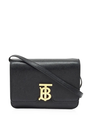 Burberry Pre-Owned small TB monogram shoulder bag - Black