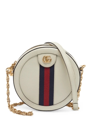 Gucci Pre-Owned Ophidia round-shape leather shoulder bag - Neutrals