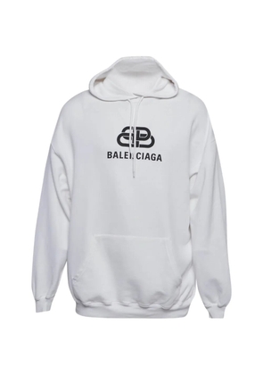 Balenciaga Pre-Owned logo-print hoodie - White