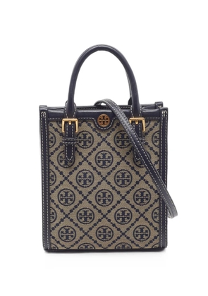Tory Burch mini monogram tote bag - Blue
