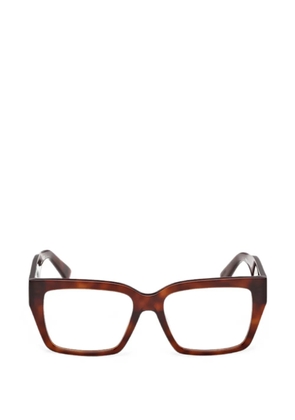 PUCCI tortoiseshell-effect square-frame glasses - Brown