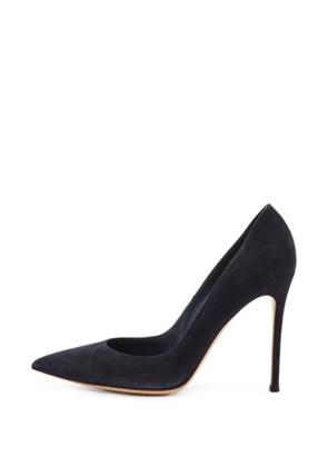 Gianvito Rossi Portofino suede heeled pumps - Blue