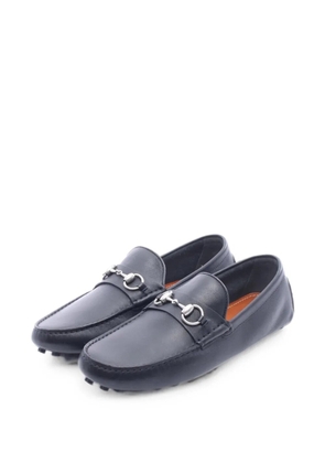 Gucci Pre-Owned 2020s Horsebit leather loafers - Black