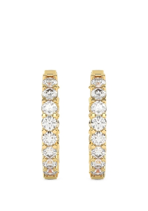 Diamond Essentials diamond hoop earrings - Gold