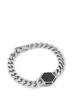 GUESS USA Lion King curb-chain bracelet - Silver