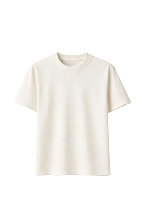 Pal Zileri geometric-detail T-shirt - White